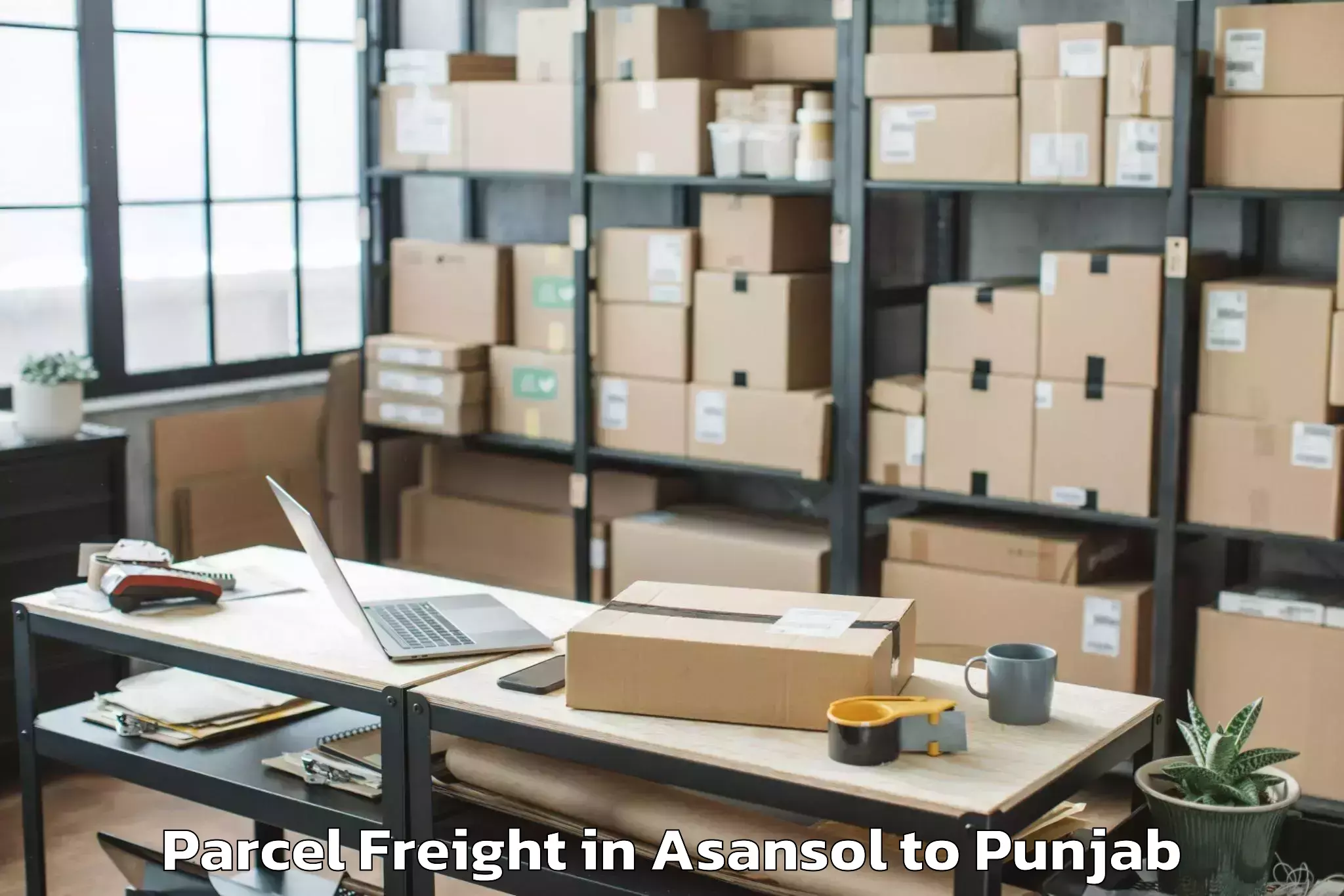 Discover Asansol to Garhdiwala Parcel Freight